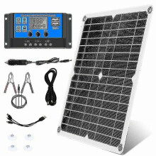 300w 12v/24v Solarpanel Set Kit Batterieclip Ladegerät + 40a Controller Kompatibel Auto Rv Caravan-DG