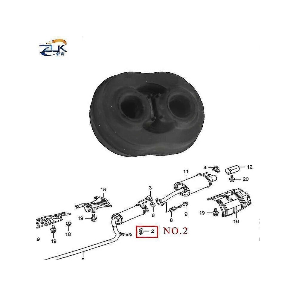 Joint d'échappement en caoutchouc pour Honda Civic FA1 FD1 FD2 2006-2011 OEM : 18215-SNA-A01 18215-SNA-A11