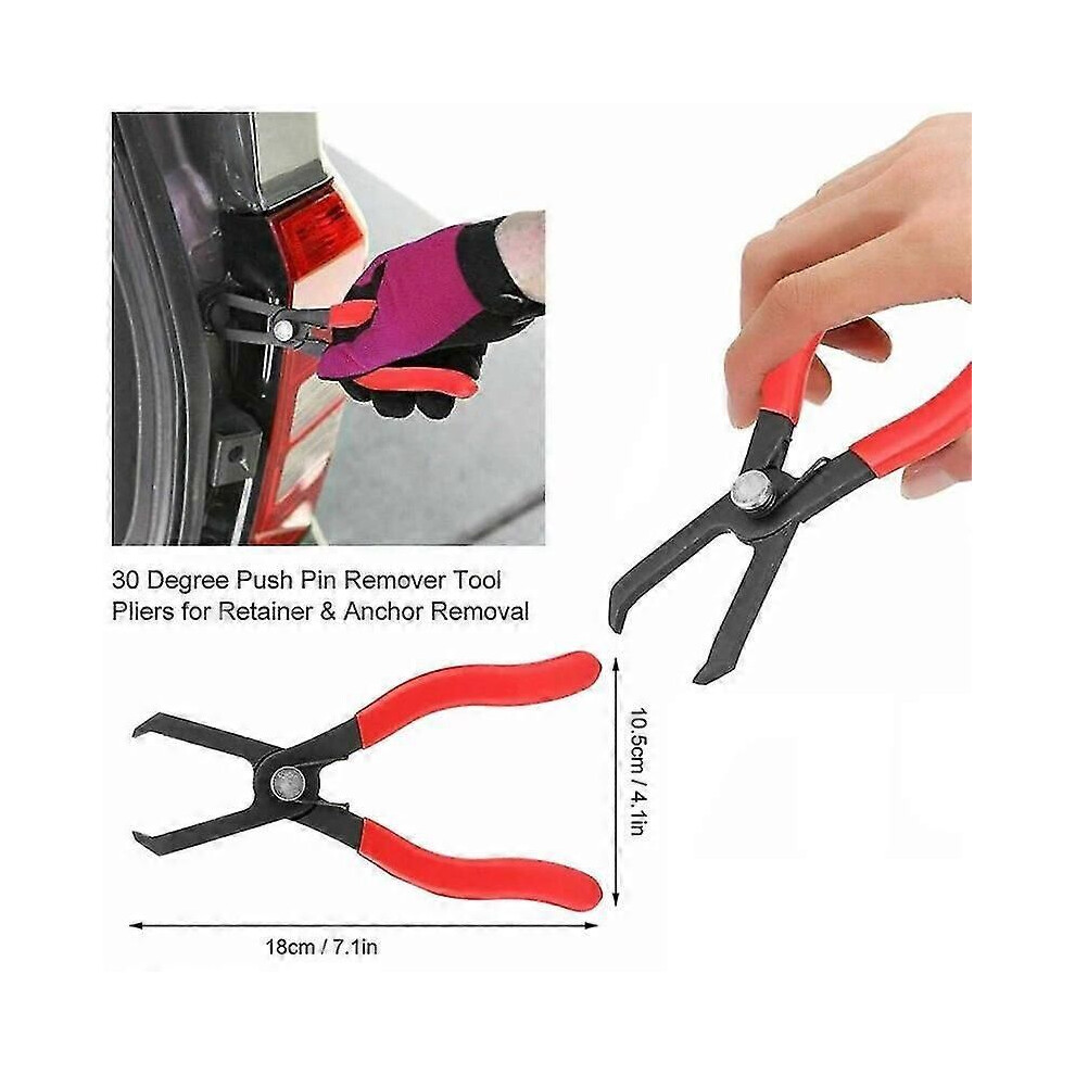 30 Degree Car Push Pin Removal Tool Plier Handheld Disassembly Plier Car Repair Tool