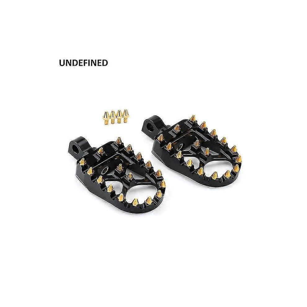 Repose-pieds moto Gold Spike MX larges et épais pour Harley Touring, Softail, Dyna, Fatboy