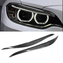 Pegatina de fibra de carbono para faro delantero de BMW F87 M2 F22 F23 220i 228i M Sport