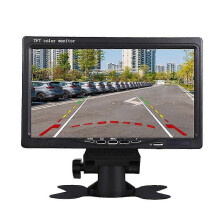 Universele 7 inch HD-scherm Automonitor 1024*600 Beveiligingsmonitor Parkeerhulp Achteruitrijcamera