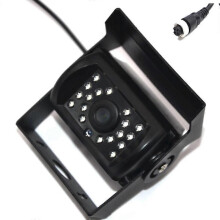 Achteruitrijcamera voor vrachtwagens, trailers, pick-ups, campers, zware achteruitrijcamera, 18 LED's,