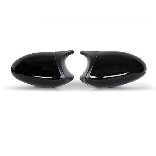 For BMW 1 3 Series E81 E82 E87 E88 E90 E91 E92 E93 Car Side Wing Mirror Cover Rear-View Caps Black high 2