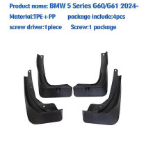 Uitstekend VOOR BMW 5 SERIE M Sport G60 G61 2024 Spatbord Spatbord Spatlappen Spatbord Spatlappen Auto
