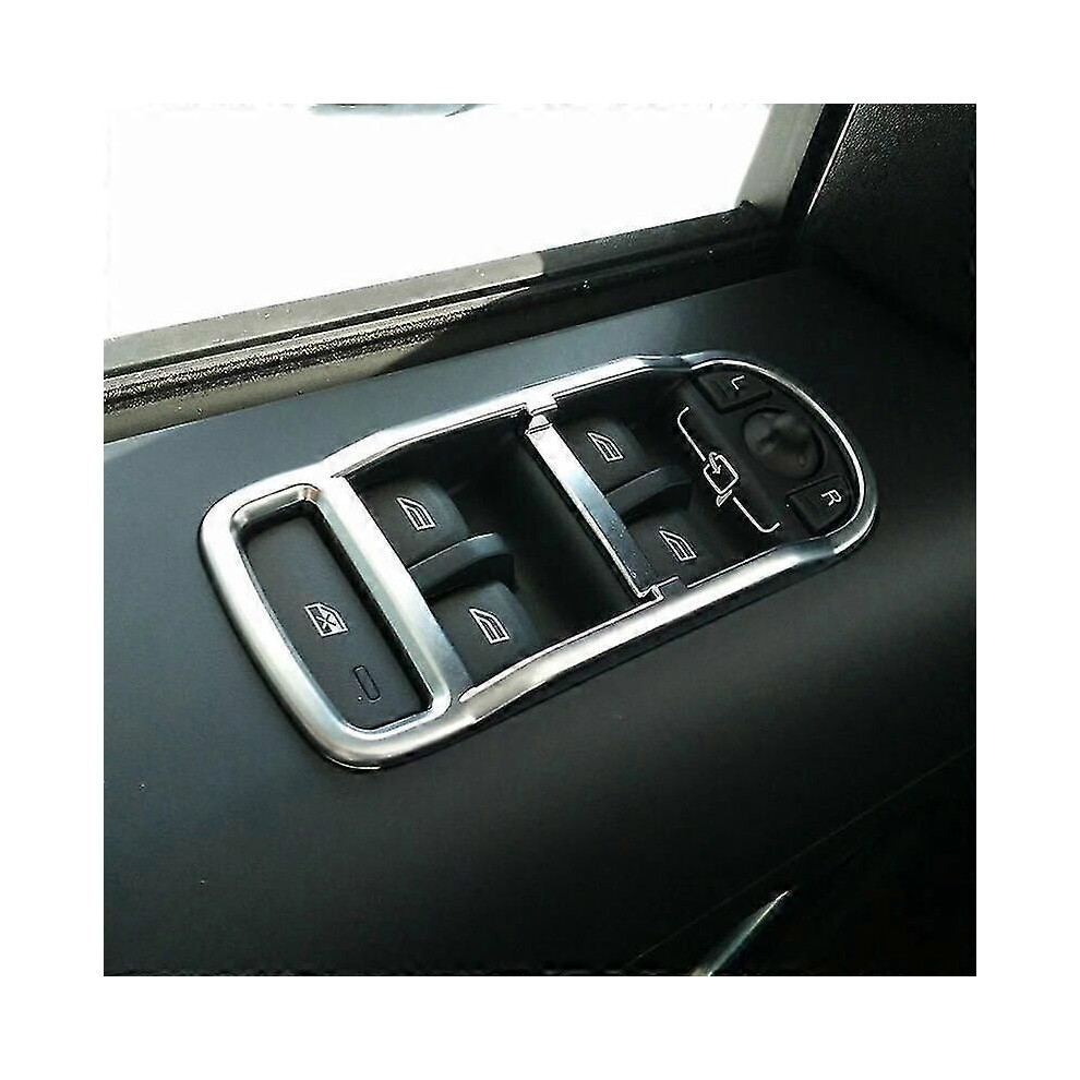 Autocollant chromé ABS pour bouton de lève-vitre de porte de voiture, pour Land Rover Freelander 2 (2007-2016)