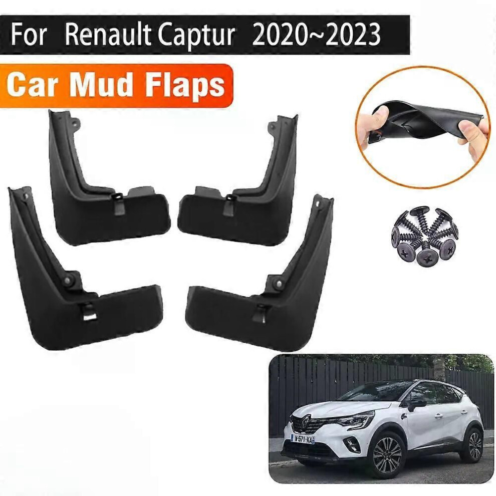 Garde-boue uniques pour Renault Captur 2022, 4 pièces, accessoires 2020 2021 2023