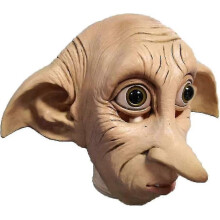 Kryc-adult Dobby Maske, Halloween Cosplay Maske Elfen Zwerg Elf Latex Maske Vollkopf Kostüm Requisiten