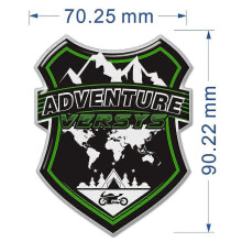 Tankkityynyn tarrat Kawasaki Versys 300 400 650 1000 Adventure Protection Decal tavaratilan suojakoteloihin