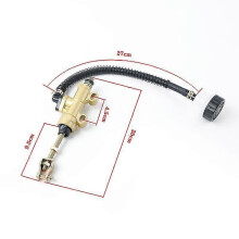 Motorrad Hinten Fuß Hydraulische Brems Pumpe Quad Dirt Bike Pit Brake Master Zylinder Reservoir Atv