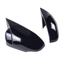 Coque de rétroviseur en fibre de carbone brillante, compatible avec Toyota Chr