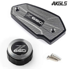 Para Kawasaki Z650 Z 650 2017-2021 2022 2023 Tapa del tanque de líquido de freno delantero y trasero