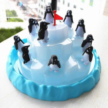 Iceberg Stacking Penguins Balance Lasten Keskittymislogiikka Koulutus Vanhemman ja Lapsen Interaktiivinen