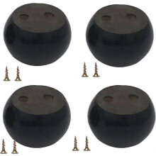 Patas de madera para muebles, 4 patas de soporte de madera maciza, patas de madera europeas, reemplazo