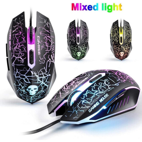 LexonElec Rainbow 4-in-1 Gaming Keyboard and Mouse Set 2