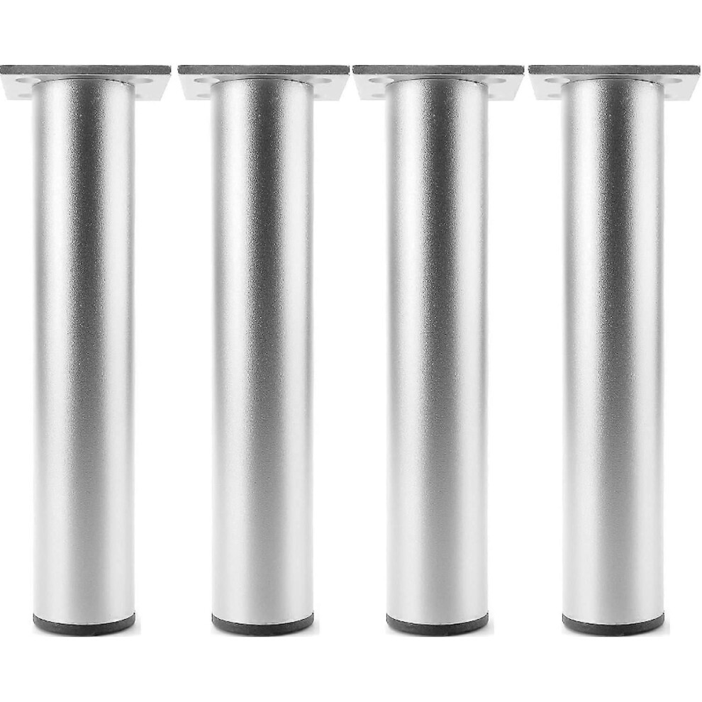 Metalen meubelpoten, meubelpoten, ronde bankpoten, vervangende bedpoten van aluminiumlegering, hoogte