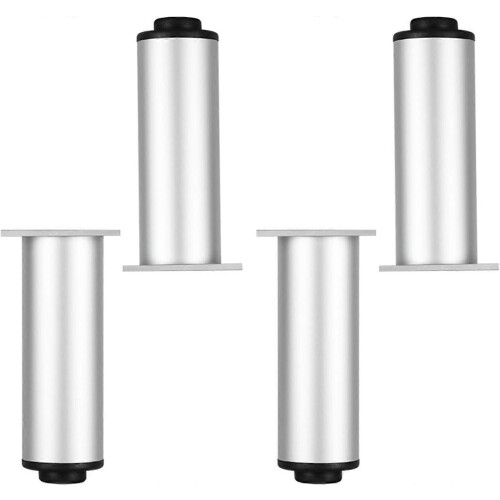 Set of 4 Metal Furniture Riser Legs Aluminum alloy Cupboard Legs Table ...