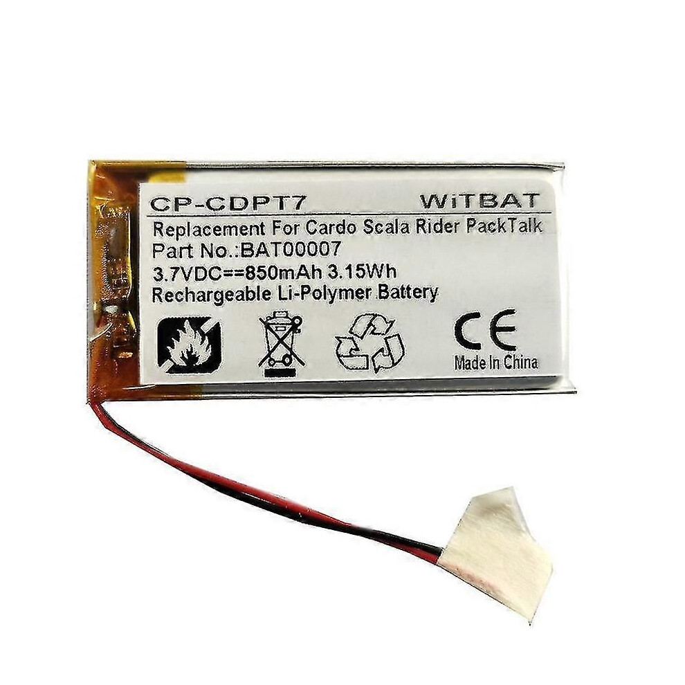 Geeignet für Cardo Spirit Bluetooth Headset Akku Bat00008