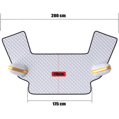 Auto Windschutzscheibenabdeckung für Citroen C8 (5 Sitze) 2002-2014, Winter Windschutzscheibe Bildschirm 1