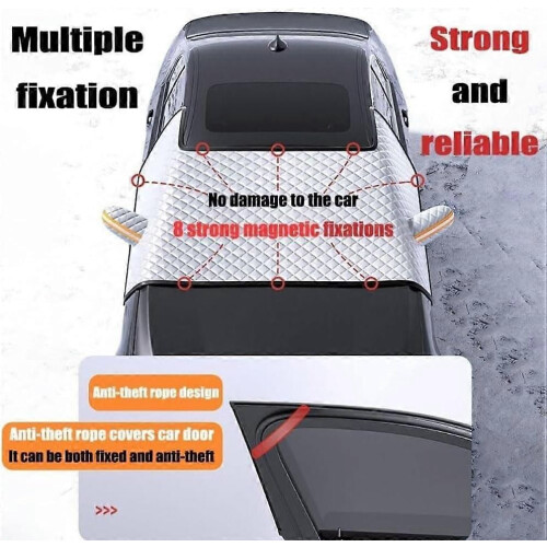 Auto Windschutzscheibenabdeckung für Citroen C8 (5 Sitze) 2002-2014, Winter Windschutzscheibe Bildschirm 2