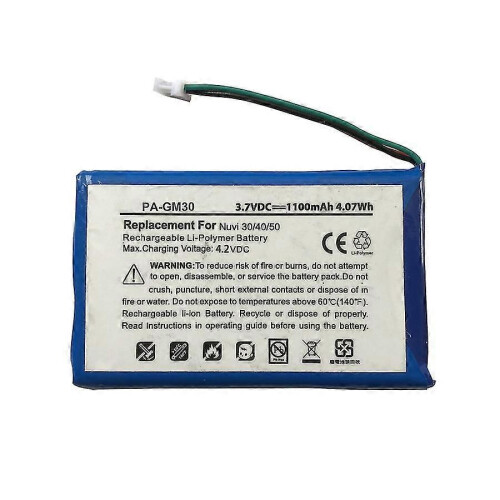 Batterie compatible avec le GPS Garmin Edge 1030 (référence 361-00105-00) 1