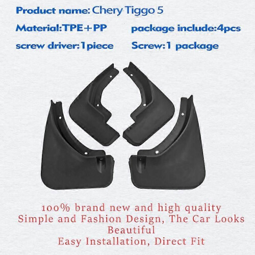 Paraspruzzi eccellenti per Chery Tiggo 5 Parafanghi Parafango Paraspruzzi Paraspruzzi Accessori per 1