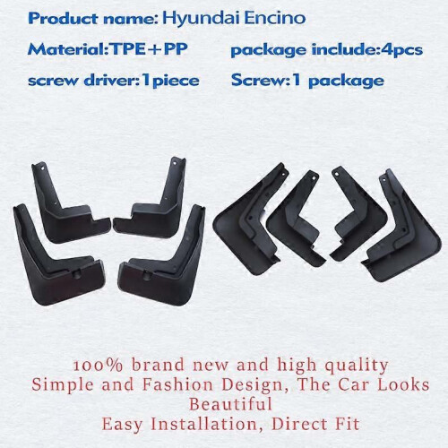 Paraspruzzi eccellenti PER HYUNDAI ENCINO PARAFANGO PARASPRUZZI PARAFANGO PARAFANGO PARAFANGHI ACCESSORI 2