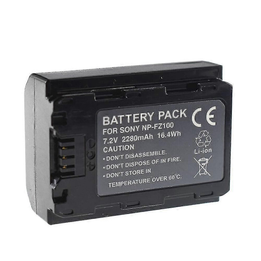 Batterie Li-ion 7,2 V 2280 mAh compatible avec appareil photo hybride Sony Alpha ZV-E1