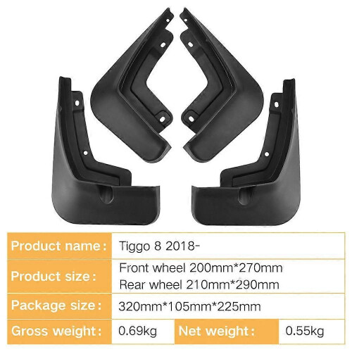 Excellents garde-boue pour Chery Tiggo 8 2018-2024, garde-boue ... 2