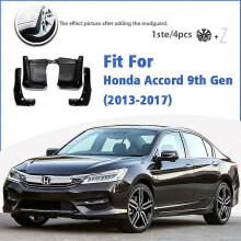 Excellent Mudguard For Honda Accord 9th Gen 2013-2017 Front Rear 4pcs Mudflaps Mudguards Car Accessories