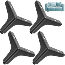 Verstellbare Schrankbeine, 4 Stück, Möbelbeine, moderne Möbel, Metall, dreieckige Schrankbeine, Möbel