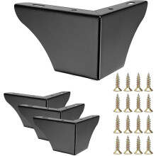 Verstellbare Schrankbeine, 4 Stück, 7,5 cm, Metall, Kleiderschrankbein, Möbelbein, moderne, solide Sofafüße,