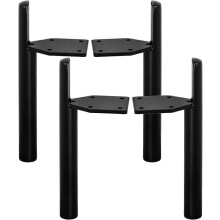 Verstelbare kastpoten 5 inch / 13 cm metalen meubelpoten, verpakking van 4 Mid Century Modern zijmontage