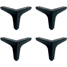 Verstellbare Schrankbeine, 10 cm, Möbelbeine, 4er-Set, moderne dreieckige Schrankbeine aus Metall, DIY