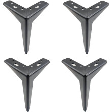 4er Set Möbelfüße Dreieck Sofafüße Schrankfüße Metall Möbelbein Tischbein Ersatz
