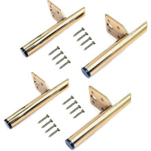 Verstelbare kastpoten 4 stuks ijzeren meubelpoten, 13 cm/5,12 inch DIY metalen tafelpoten, meubels
