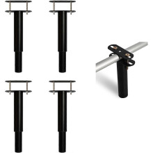 Verstelbare kastpoten 4-pack Bed verstelbare poten, 180-330 mm Metalen meubelsteunpoten Voet intrekbaar