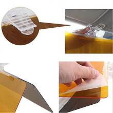 Car Sun Visor Two In One Dazzling Goggles, Day And Night Vision, Sun Protection, Uv Protection, Folding