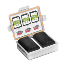 1PC Kamera Batterie Lagerung Box SD TF Speicher Karte Fall für Sony NP-Z100 NP-FM50 Nikon EN-EL15 EN-EL3E