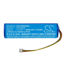 Batería Cameron Sino de 2600 mAh para teclado mecánico inalámbrico para juegos Corsair K63 ICR18650