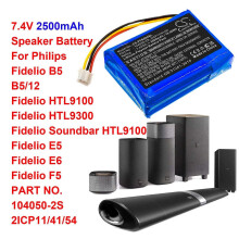 Cameron Sino 2500 mAh akku Fidelio B5 B5/12 HTL9100 HTL9300 Soundbar HTL9100 Fidelio E5 E6