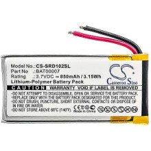 Batería Cameron Sino de 850 mAh para Cardo Scala Rider Packtalk Packtalk Duo SRPT0102 BAT00007