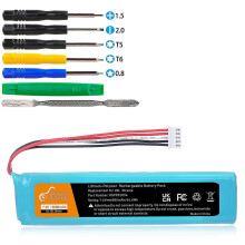 7,4 V 6000 mAh akkupaketti, joka on yhteensopiva JBL Xtreme Bluetooth -kaiuttimien kanssa Tools GSP0931134