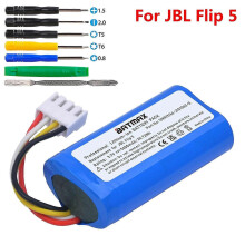 5600 mAh Li-ion Bateria 1INR19/66-2,ID1060-B työkaluilla, jotka ovat yhteensopivia JBL Flip 5 Bluetoothin