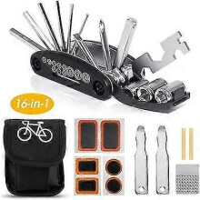 Fahrradzubehör 16 In 1 Multifunktions-Fahrrad-Fix-Tools Praktisches Fahrradreparaturwerkzeug Komplettes