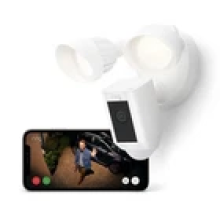 Ring Floodlight Cam Plus - White - Wired - Security Camera - HD Video
