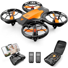 4DRC Mini Drone With 720P HD Camera For Kids, FPV 2.4G WiFi, Upgraded Propeller Guard, 3D Flip, Combat Mode, Induction Of Gravity, Altitude Hold,
