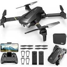 4DRC V4 Drone with 1080P HD Camera for Adults and Kids, Foldable Quadcopter with Wide Angle FPV Live Video