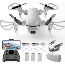 4DRC V9 Mini Drone for Kids with 720P HD FPV Camera, Foldable RC Quarcopter for Boys Girls with Altitude Hold