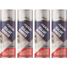 4 x 250ml Sealant Remover Silicone can Window Baths Shower Sink Toilet